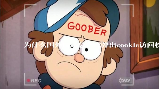 为什么国外网站总喜欢弹出cookie访问权限弹窗，国内网站却没有，这么做有什么意义？