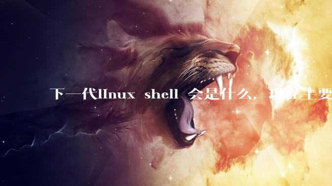 下一代linux shell 会是什么，现在主要是bash?