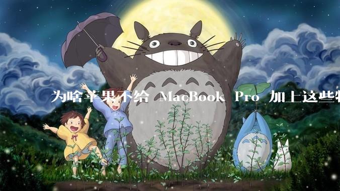 为啥苹果不给 MacBook Pro 加上这些特性？